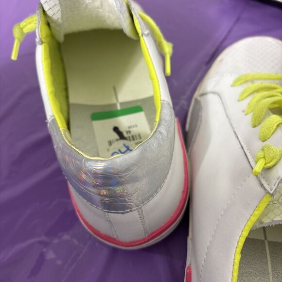 Dolce Vita Women's Zina Sneakers NEON MULTI LEATHER Sz 10 - Picture 13 of 13